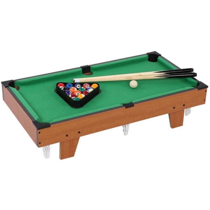 Table De Billard Pliante HLC 6ft - Avec Accessoires - Idéale Pour Intérieur Et Extérieur - Enfants Et Adultes