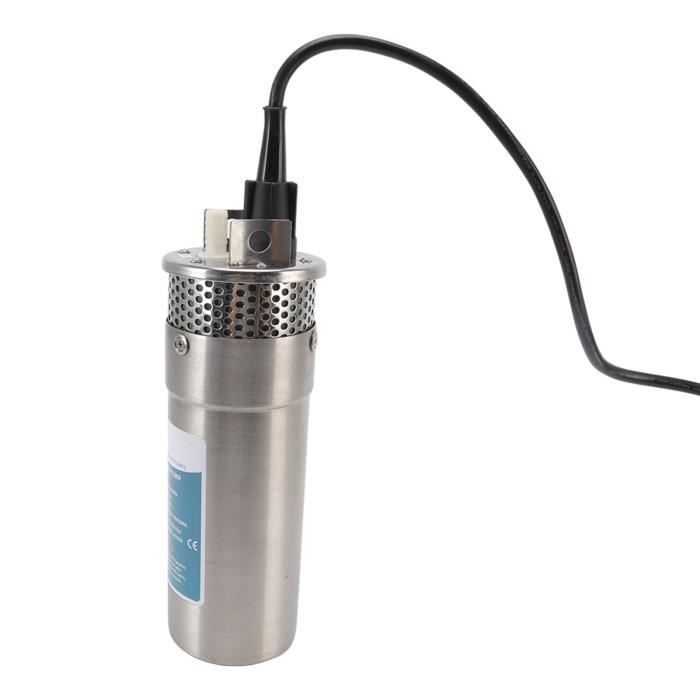 Pompe Submersible Pour Puits Profond - 0.5 CV, 110V, Acier Inoxydable, Débit 7.92 GPM, Hauteur 262 Pieds