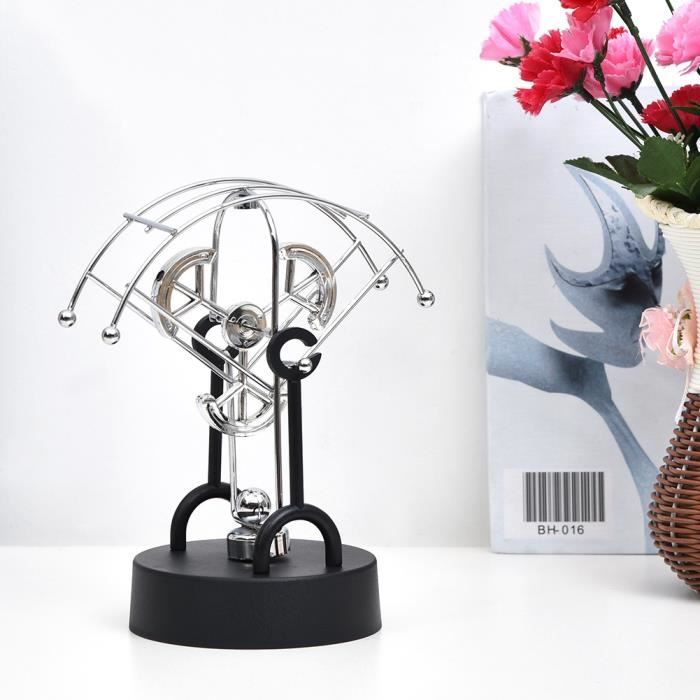 minifinker Gadget tournant Gadget rotatif en forme de Semi-arc, mouvement  perpétuel, décoration de bureau, jouet d'art deco statue