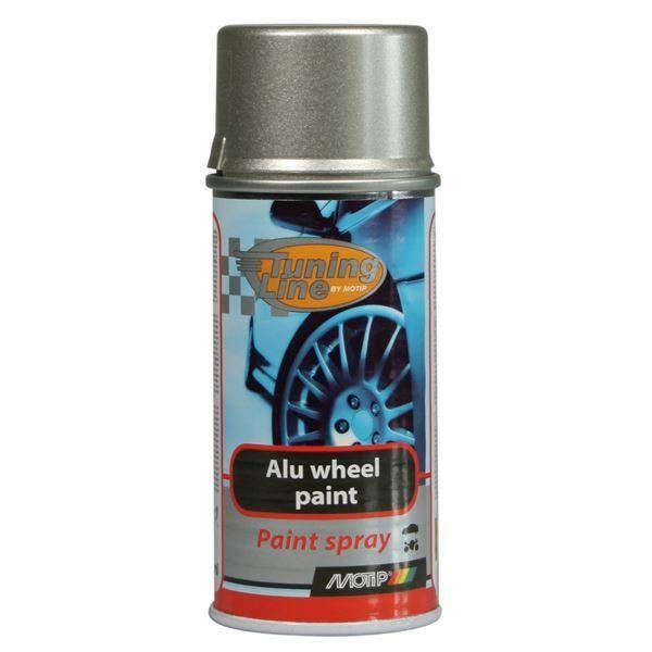 Bombe de peinture - Jantes en aluminium - Voiture - Gris glacier - Motip