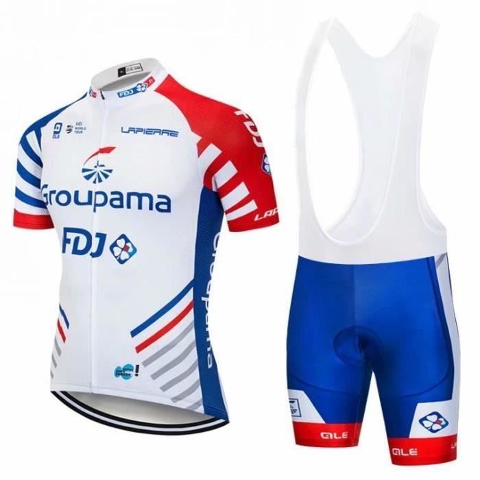Maillot cyclisme fdj Clearance