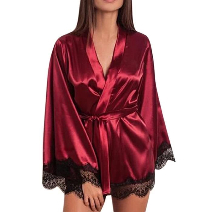 Chemise de nuit en soie 2025