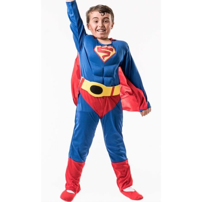Déguisement Superman Éco enfant - EL REY DEL CARNAVAL - 8 ans