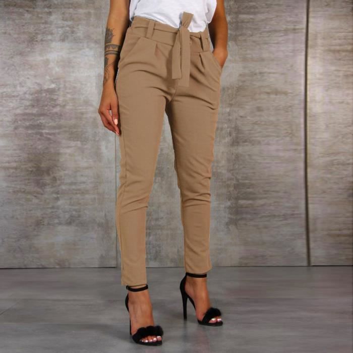 Pantalon Sarouel Femme Satin – Fluide Et Élégant, Taille Élastique Avec Poches, Confort Absolu Pour Été Et Quotidien, Noir