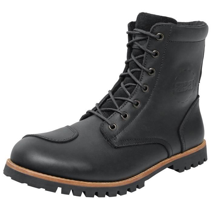 Bottes moto IXS classic oiled leather noir 39 Cdiscount Auto