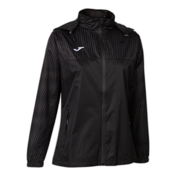 veste imperméable femme joma montreal - noir - taille 2xl - pour le tennis