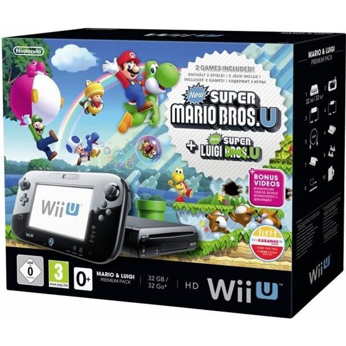 Nintendo Wii U Mario + Luigi Premium Pack