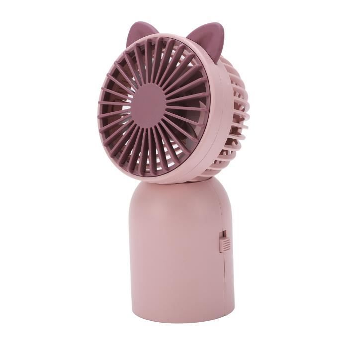 Omabeta Ventilateur portatif Ventilateur Portable en forme de chat mignon chargeur USB interrupteur à une touche materiel set - Omabeta