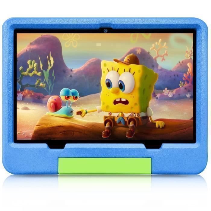 Tablette Enfants – Non spécifié – 10 Pouces – Android 12 – 4Go RAM – 128Go ROM – Bleu