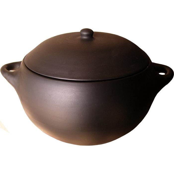 Marmite En Terre Cuite Lj475 Diffuseur Tous Feux Achat Vente Cocotte Marmite En Terre Cuite Lj47 Cdiscount