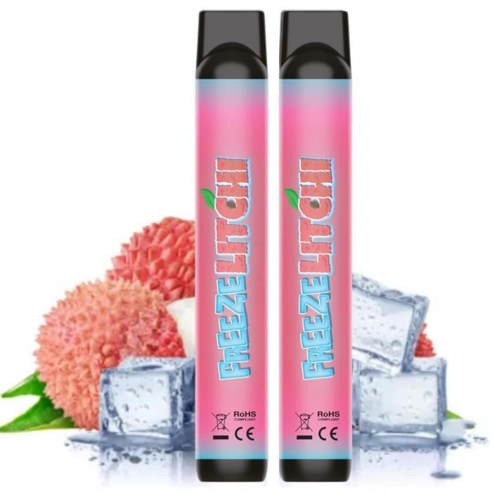 BIG PUFF 2x Freeze Litchi 20mg cigarettes électroniques jetables
