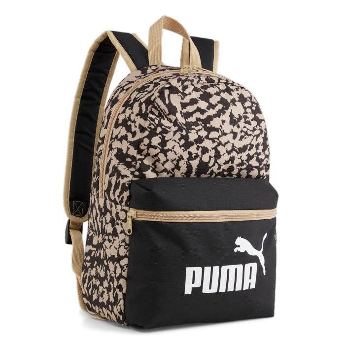 PUMA Phase Backpack S Puma Black - Sand Dune - AOP [233458] - sac à dos sac a dos
