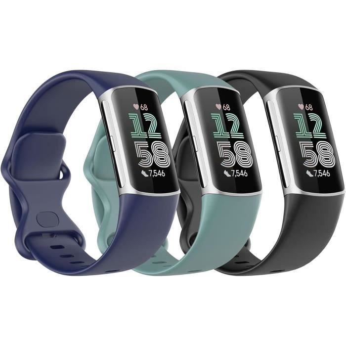 Bracelet Cuir Véritable Pour Fitbit Charge 5 / Charge 6 – Souple, Respirant, Élégant Homme & Femme