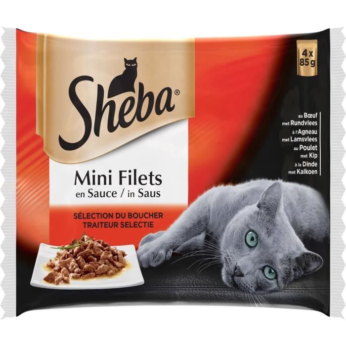 SHEBA Repas pour Chat - 52 Sachets Fraîcheur (Lot de 13 Packs