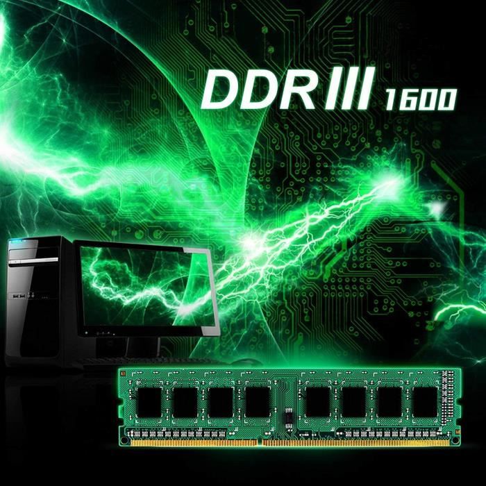 Mémoire 8 Go DDR3 1600 UDIMM - Silicon Power - Deux rangs - Terminaison intégrée - Garantie à vie
