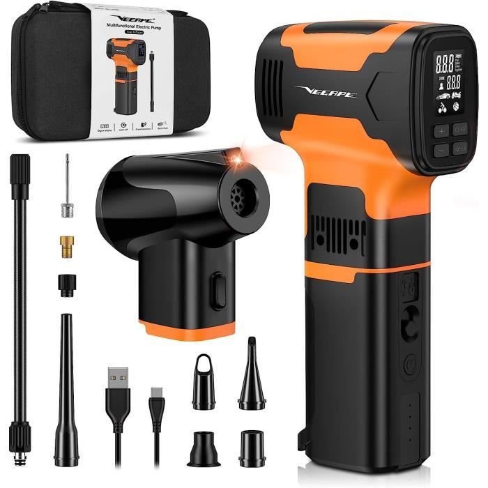 Compresseur Air Sans Fil 160 PSI Pour Batterie Makita 18V - Pompe Portable Voiture Vélo Ballon