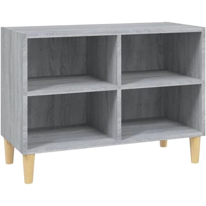 Meuble TV avec 2 portes et 2 étagères - Dimensions 120x39x63 cm, portes