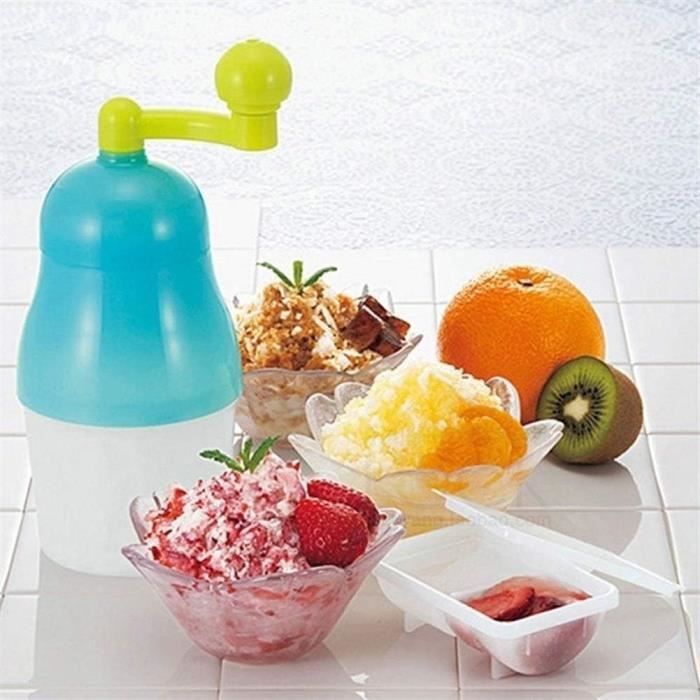 BORDEAG Machine À Glace Pilée, Broyeur À Glace Manuel, Machine À Glace Rasée Portable Machine À Smoothie Machine À Concasser avec Bacs À Glaçons Broyeur Rotatif Machine À Granité pour Bar, Cuisine BORDEAG Machine À Glace Pilée, Broyeur À Glace Manuel, Machine À Glace Rasée Portable Machine À Smoothie Machine À Concasser avec Bacs À Glaçons Broyeur Rotatif Machine À Granité pour Bar, Cuisine