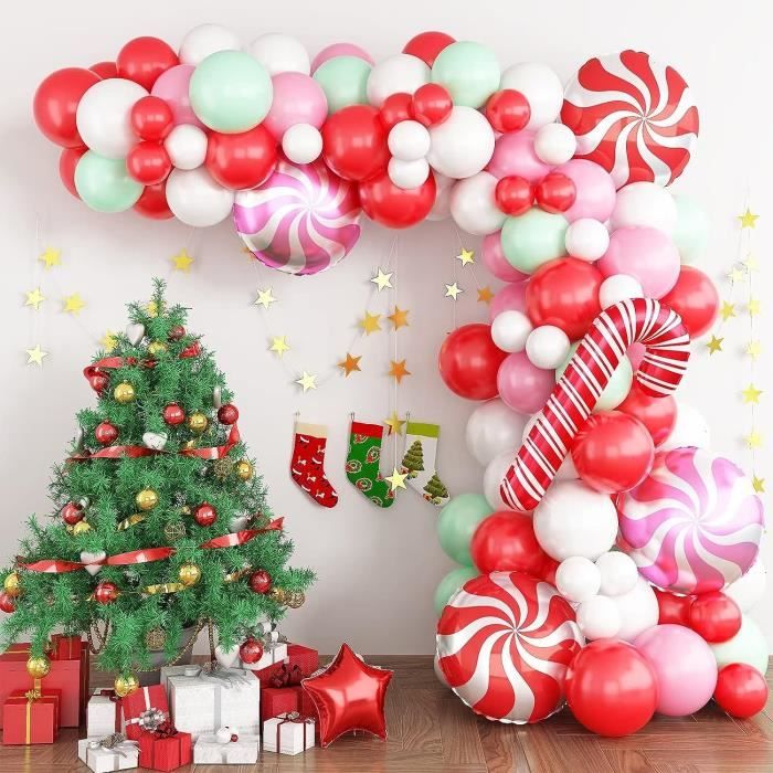 Arbre de Noël en ballon, Alternative à larbre de Noël, Décoration de Noël,  Ballons de Noël, Ballons de fête de Noël, Accessoire photo de Noël -   France