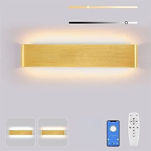 Applique Murale LED Moderne Avec Télécommande - Intensité Et Couleur Réglables - Pour Salon Et Couloir