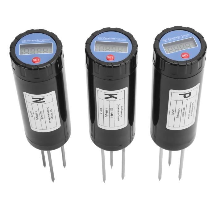 VGEBY Capteur de sol Soil NPK Sensor, High Accuracy Portable Digital ...