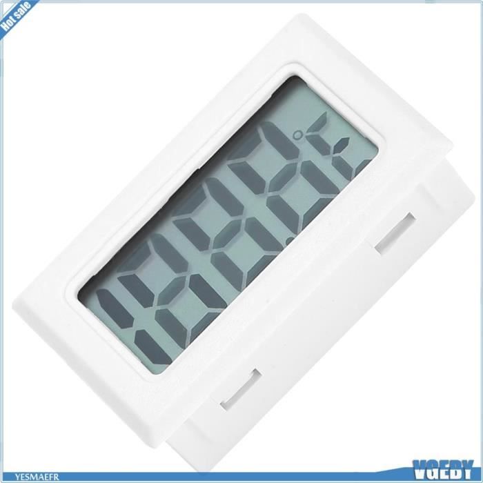 Mini Thermomètre Numérique Voiture – Étanché, Portable, Pour Moto, Voiture, Véhicule Électrique