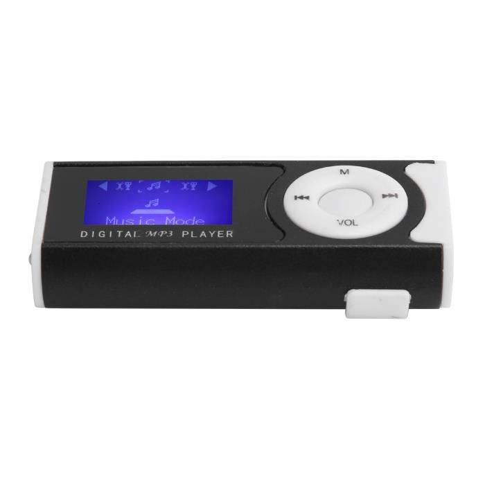 Lecteur MP3 - VVIKIZY - Mini Lecteur de Musique - 16 Go - Lampe de Poche - Écouteurs Inclus