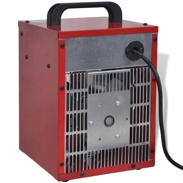 Chauffage Soufflant électrique 9kW DAHTEC - Puissant, Réglable 0-25°, Thermostat, Idéal Atelier, Chantier, Garage