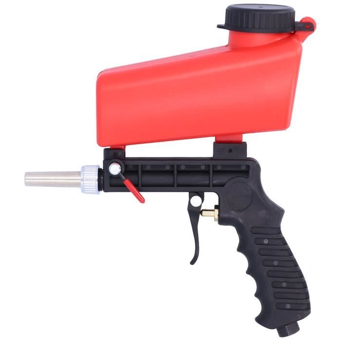 Sableuse Pneumatique Portable Mini – Nettoyeur Haute Pression Sablage Léger En Aluminium Pour Métaux & Détails