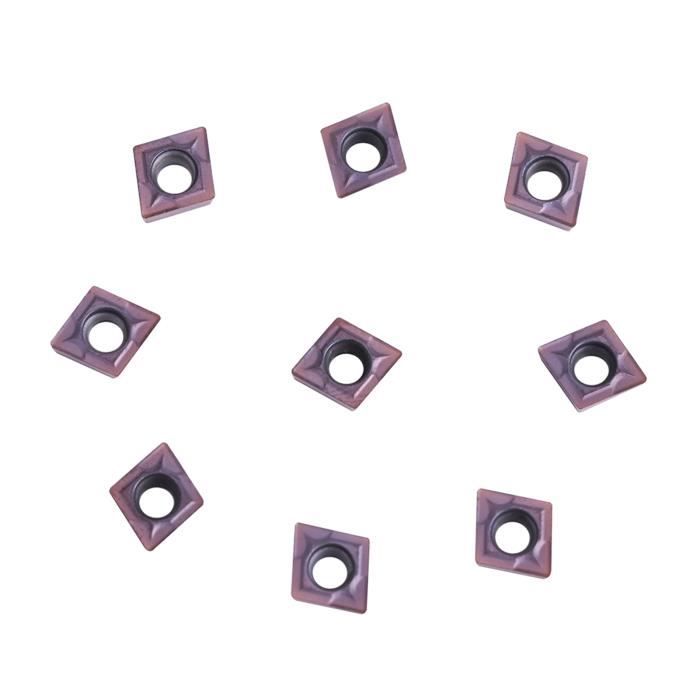 10pcs Lame D'Insertion En Carbure Revêtu Insère La Lame Avec