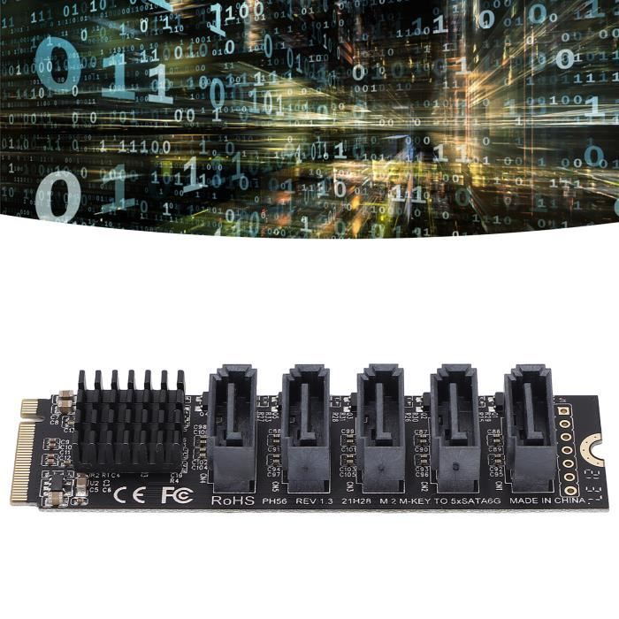 URB Carte D'extension De Disque Dur Carte Adaptateur HDD M2 Vers SATA3.0 6Gbps Transfert Rapide