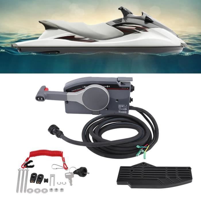 Boitier De Commande A Distance Pour Montage Lateral De Moteur De Bateau Avec 10 Broches Pour Yamaha 703 48205 16 Shy Cdiscount Auto