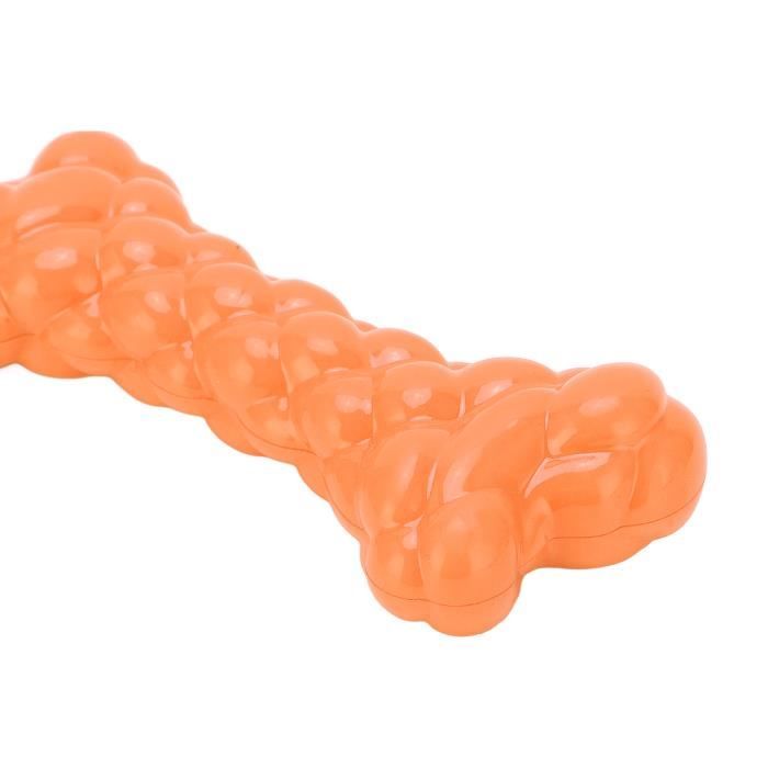 Jouet à Mâcher Pour Chien Tout En Latex Qui Grince ! Super Résistant Et Tout Doux, Jaune Flashy