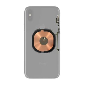 Antenne à puce de charge sans fil NFC et aimant de rechange pour Magsafe, compatible avec iPhone 13 – Bouton d'alimentation et de volume pré-installé – Répare le signal de bobine QI Antenne à puce de charge sans fil NFC et aimant de rechange pour Magsafe, compatible avec iPhone 13 – Bouton d'alimentation et de volume pré-installé – Répare le signal de bobine QI