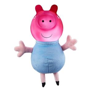 PELUCHE Peppa Pig - Peluche Talking Glow George de 22 cm