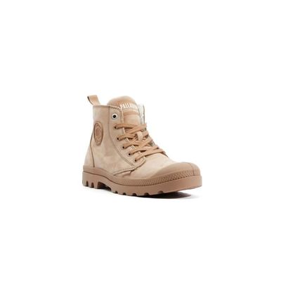 Basket Femme Palladium Pampa Hi Zip WL Beige PALLADIUM Cuir