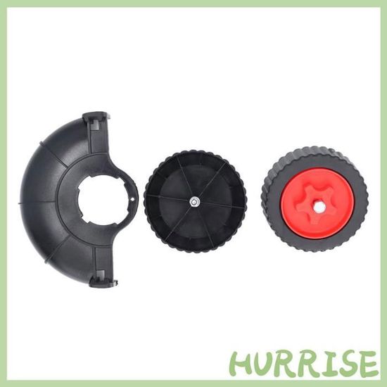 Roue de Support de Tondeuse, Fixation de Roue de Coupe-Bordure Légère, Roues Auxiliaires, Roue de Coupe Réglable en Hauteur, Roue de Remplacement pour la Plupart des Tondeuses à