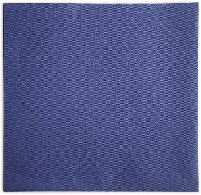 Serviettes Jetables Alvotex Airlaid - 50pcs 40x40cm - Blanc - Look Tissu - Pour Événements