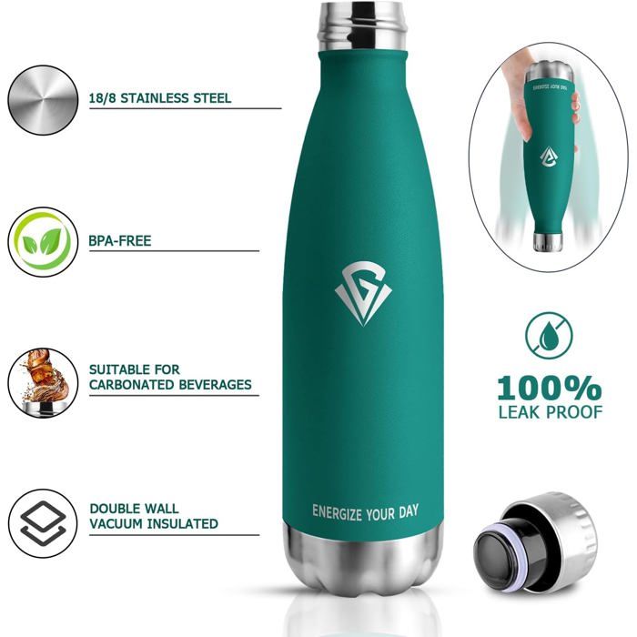 Bouteille isotherme Inox et Gourde en Inox