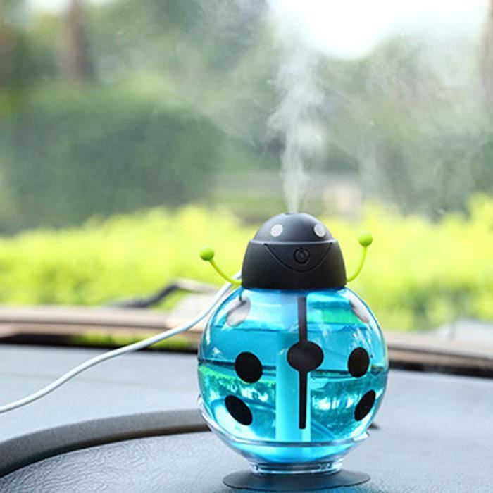 Humidificateur de voiture USB Beetle, machine d'aromathérapie,  humidificateur de lumière de nuit 360 degrés ventouse - Cdiscount Auto