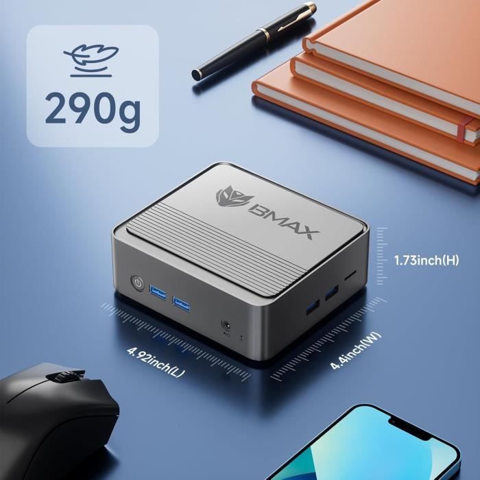 Mini PC - BMAX - B3 - Intel N5095 - 8 Go RAM - 256 Go SSD