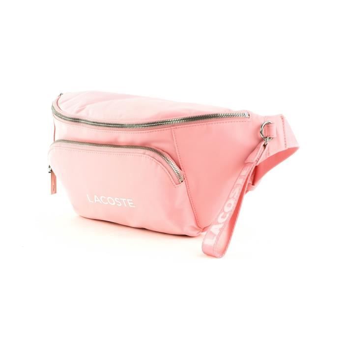 Sac banane top lacoste rose