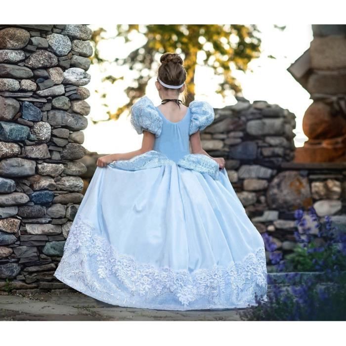 Déguisement Princesse Cendrillon Bleu pour Fille - FINDPITAYA - Cosplay  Halloween Noël - Cdiscount Jeux - Jouets
