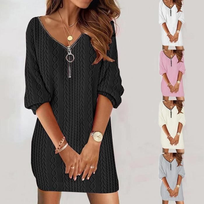 Robe pull cintrée best sale