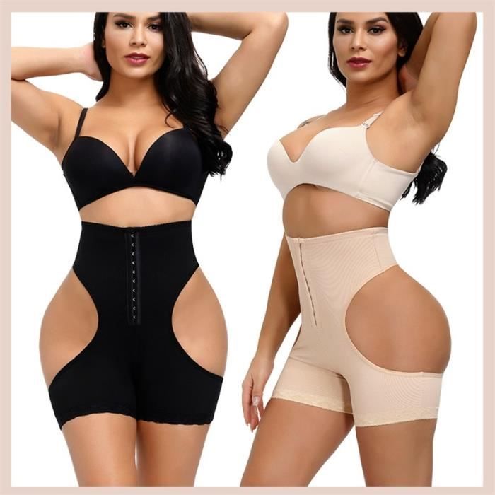 Gaine combinaison Pantalon en dentelle grande taille pour femme vetement moulant Sexy taille haute Corset Skin C16706 Blanc Cdiscount Pret a Porter
