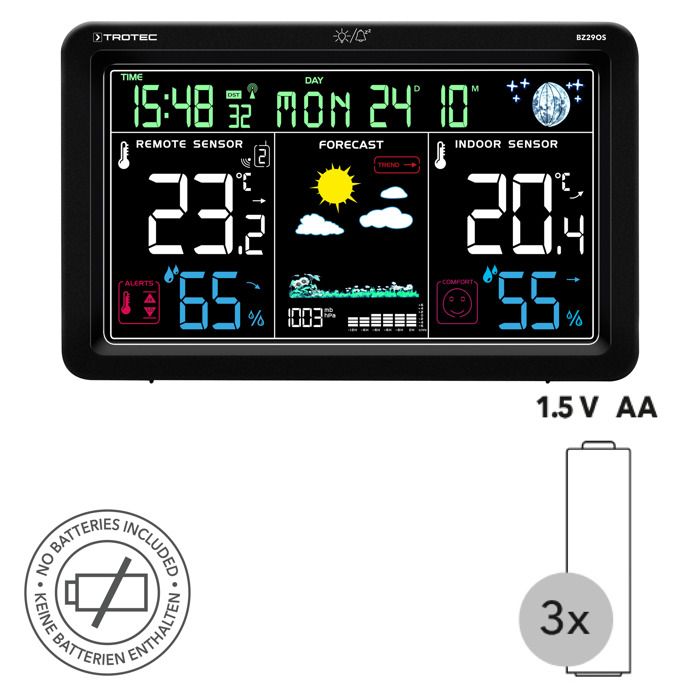 trotec-station-m-t-o-bz29os-avec-capteur-ext-rieur-et-cran-couleur