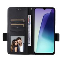 Coque Portefeuille Odeydo Bleu Cuir PU pour Xiaomi Redmi 14C 4G, Support