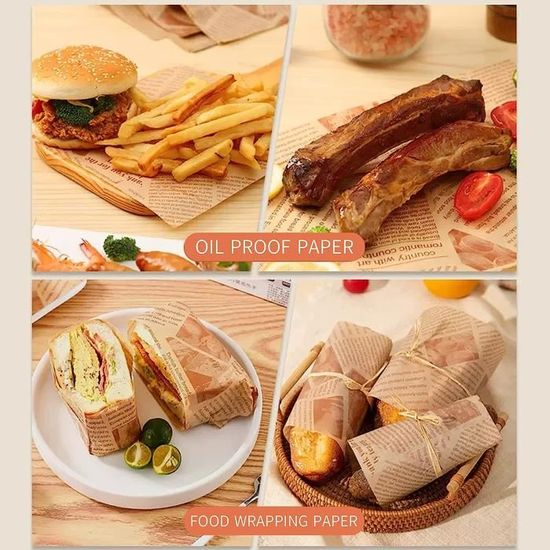 Lot De 200 Feuilles De Papier Sulfurisé Rond Pour Presse à Haburger De