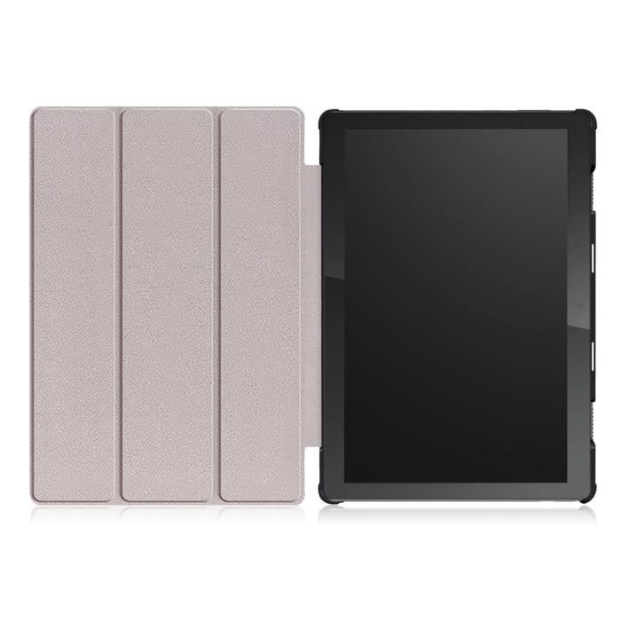 Coque Lenovo Tab M10 Housse de Protection (TB-X505F / TB-X605F) Tablette  Étui avec Support Pochette PU Cuir Anti-rayures -qg30 - Cdiscount  Informatique