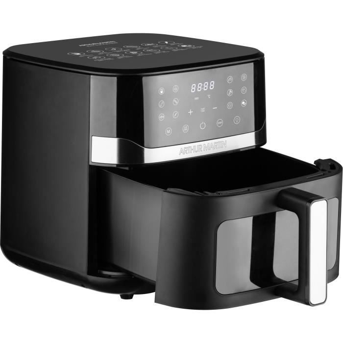 Friteuse à air 9L sans huile 1800W XXL,8 programmes,écran LED convivial Friteuse à air 9L sans huile 1800W XXL,8 programmes,écran LED convivial